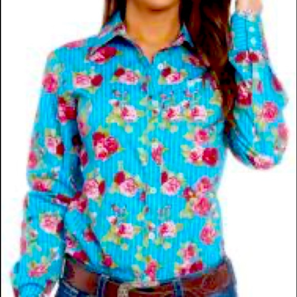 ISO Ariat Kirby Button Down in the Rose pattern
